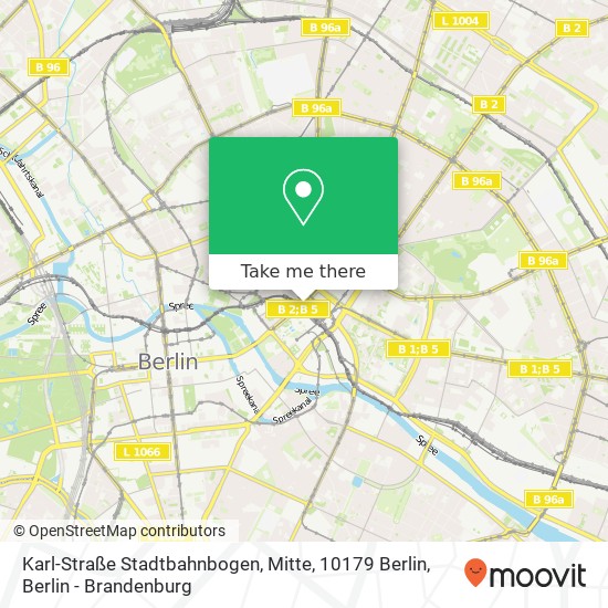 Karl-Straße Stadtbahnbogen, Mitte, 10179 Berlin map