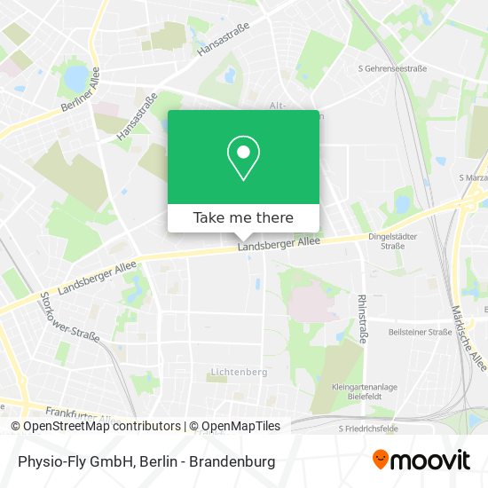 Physio-Fly GmbH map