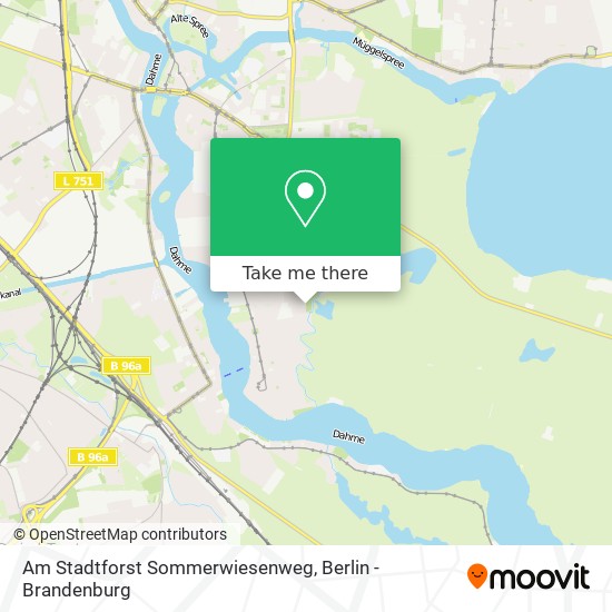 Карта Am Stadtforst Sommerwiesenweg
