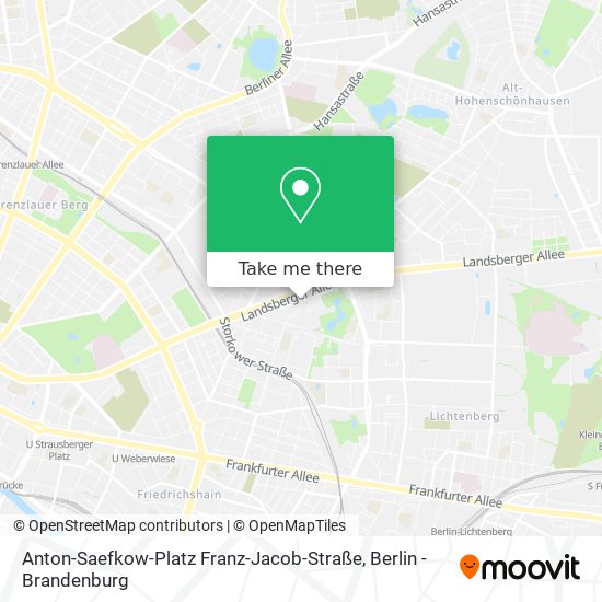 Anton-Saefkow-Platz Franz-Jacob-Straße map