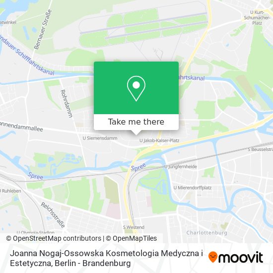 Joanna Nogaj-Ossowska Kosmetologia Medyczna i Estetyczna map