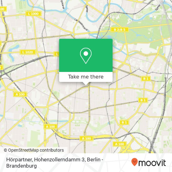 Hörpartner, Hohenzollerndamm 3 map