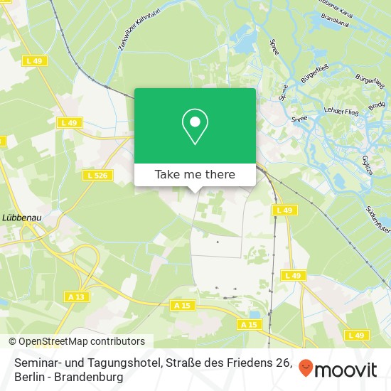 Seminar- und Tagungshotel, Straße des Friedens 26 map