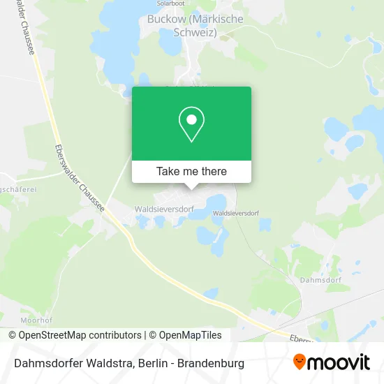 Карта Dahmsdorfer Waldstra