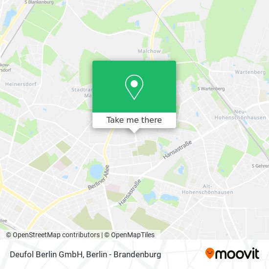 Deufol Berlin GmbH map