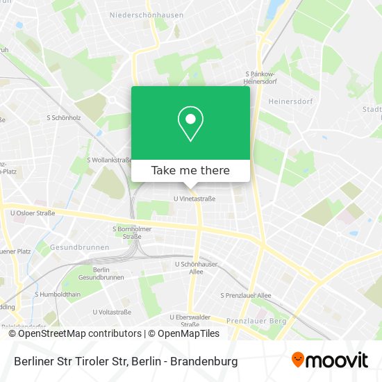 Карта Berliner Str Tiroler Str