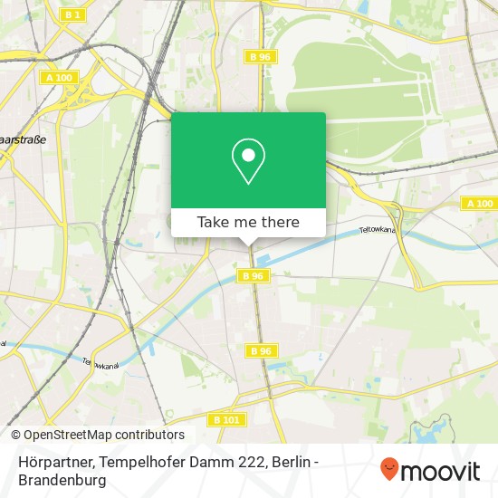 Hörpartner, Tempelhofer Damm 222 map