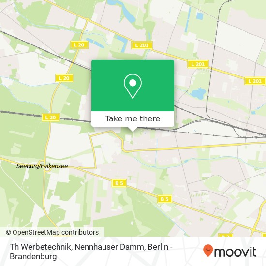 Th Werbetechnik, Nennhauser Damm map