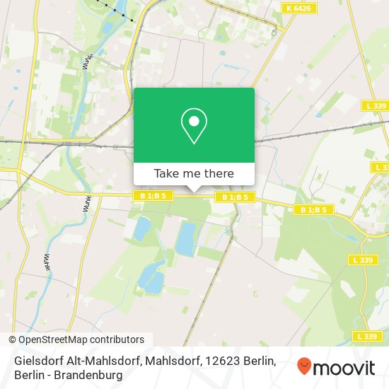 Gielsdorf Alt-Mahlsdorf, Mahlsdorf, 12623 Berlin map