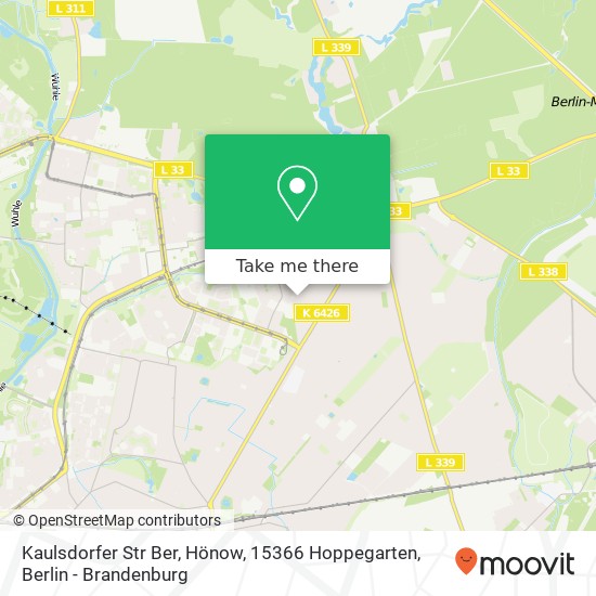 Kaulsdorfer Str Ber, Hönow, 15366 Hoppegarten map