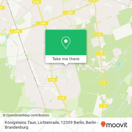 Königsteins Taun, Lichtenrade, 12309 Berlin map