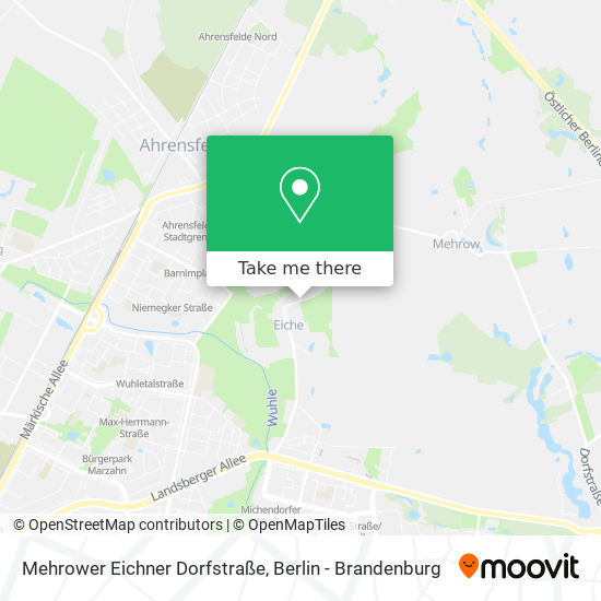 Mehrower Eichner Dorfstraße map