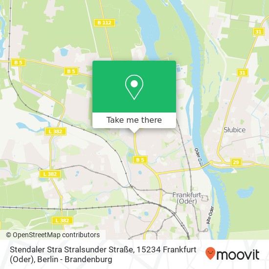 Stendaler Stra Stralsunder Straße, 15234 Frankfurt (Oder) map