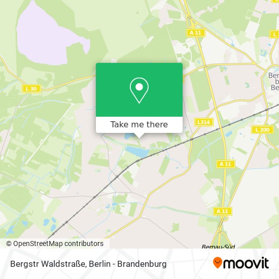 Bergstr Waldstraße map