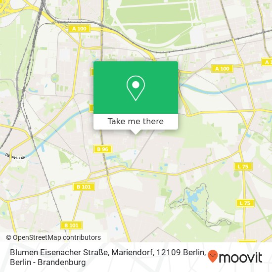 Blumen Eisenacher Straße, Mariendorf, 12109 Berlin map