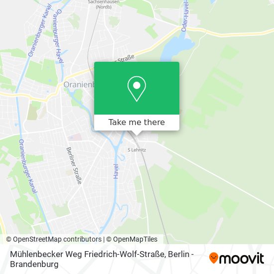 Mühlenbecker Weg Friedrich-Wolf-Straße map