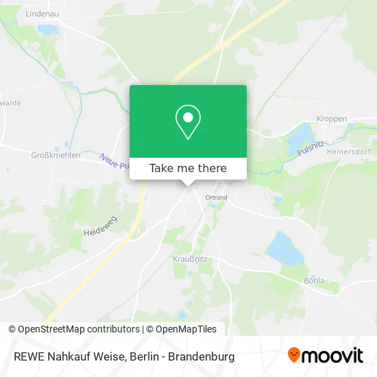 Карта REWE Nahkauf Weise