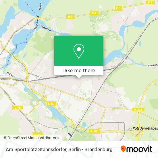 Am Sportplatz Stahnsdorfer map