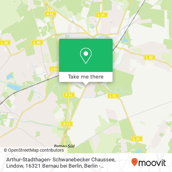 Arthur-Stadthagen- Schwanebecker Chaussee, Lindow, 16321 Bernau bei Berlin map