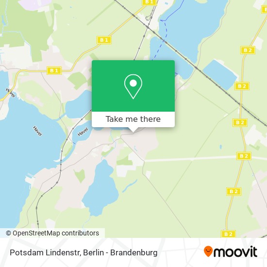 Potsdam Lindenstr map
