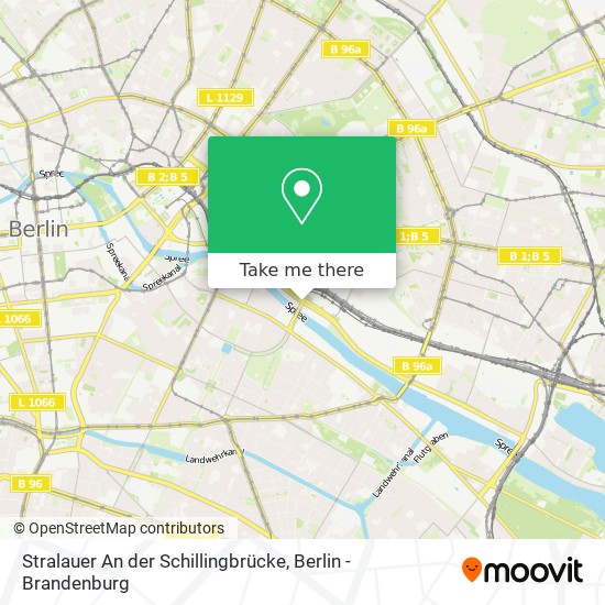 Карта Stralauer An der Schillingbrücke