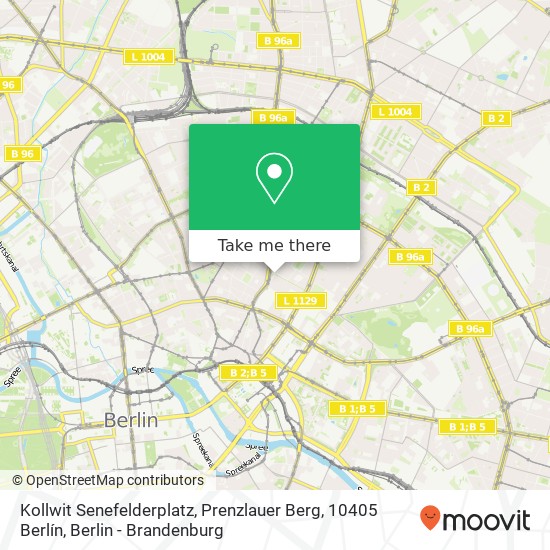 Kollwit Senefelderplatz, Prenzlauer Berg, 10405 Berlín map