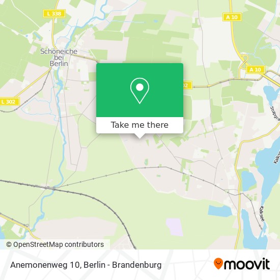 Карта Anemonenweg 10