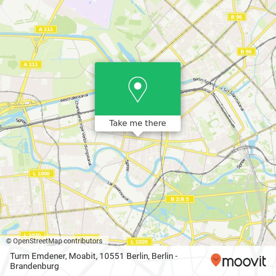 Turm Emdener, Moabit, 10551 Berlin map