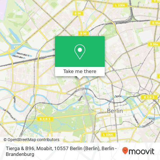 Tierga & B96, Moabit, 10557 Berlín (Berlin) map