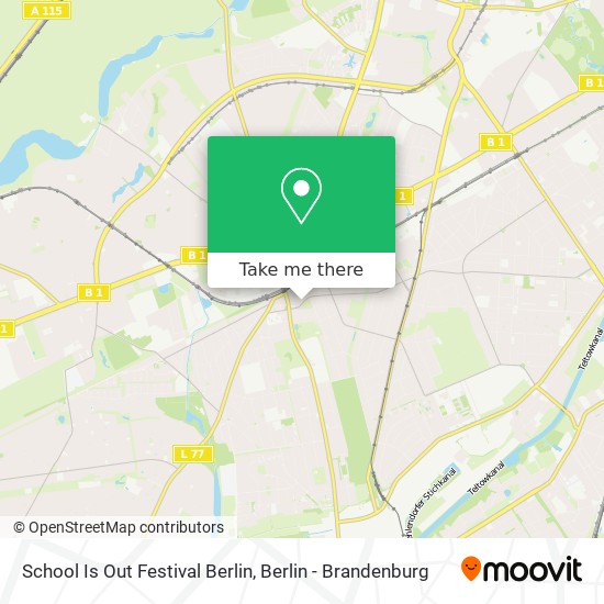 Карта School Is Out Festival Berlin