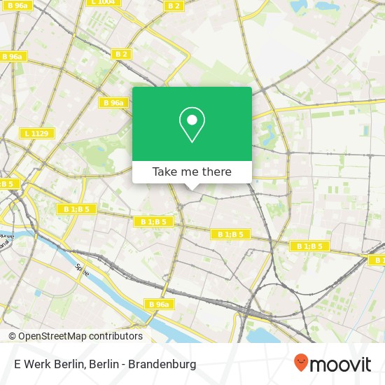 E Werk Berlin map