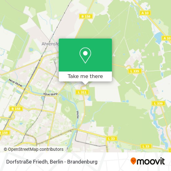 Dorfstraße Friedh map
