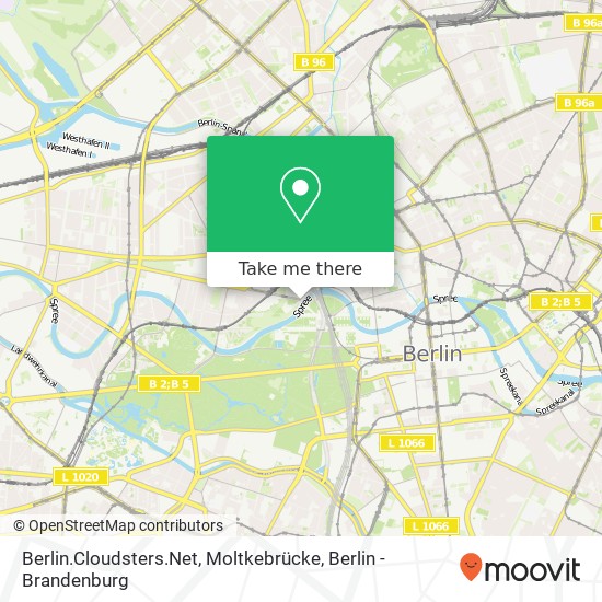 Berlin.Cloudsters.Net, Moltkebrücke map
