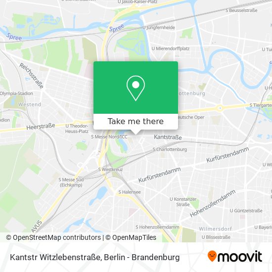 Kantstr Witzlebenstraße map