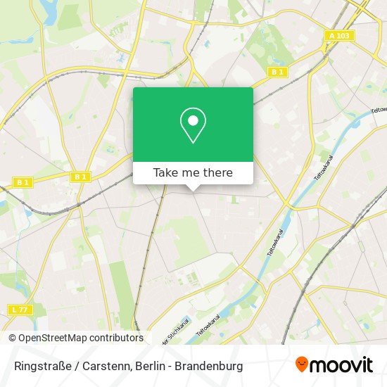 Ringstraße / Carstenn map