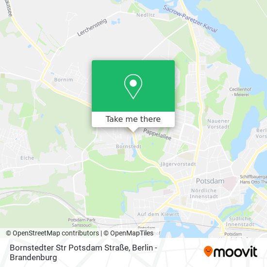 Bornstedter Str Potsdam Straße map