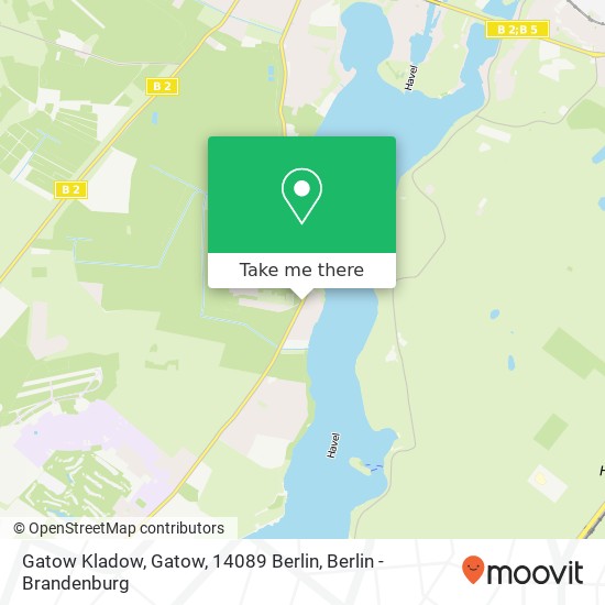 Gatow Kladow, Gatow, 14089 Berlin map