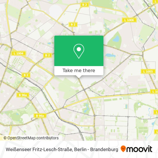 Weißenseer Fritz-Lesch-Straße map