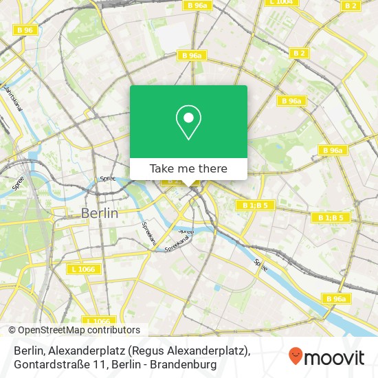 Berlin, Alexanderplatz (Regus Alexanderplatz), Gontardstraße 11 map