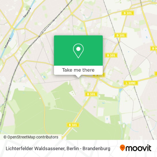Lichterfelder Waldsassener map