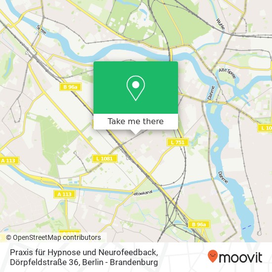 Praxis für Hypnose und Neurofeedback, Dörpfeldstraße 36 map