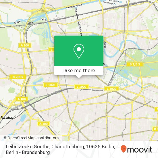 Leibniz ecke Goethe, Charlottenburg, 10625 Berlin map