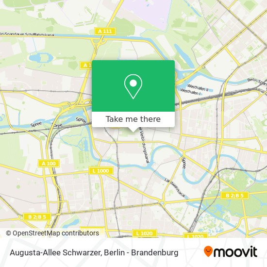 Augusta-Allee Schwarzer map