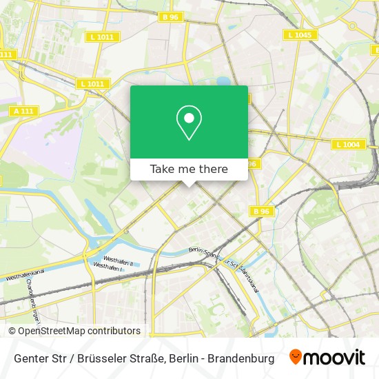 Genter Str / Brüsseler Straße map
