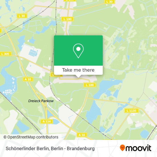 Schönerlinder Berlin map