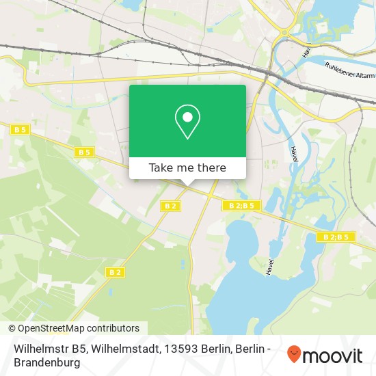 Карта Wilhelmstr B5, Wilhelmstadt, 13593 Berlin