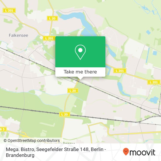 Mega. Bistro, Seegefelder Straße 148 map