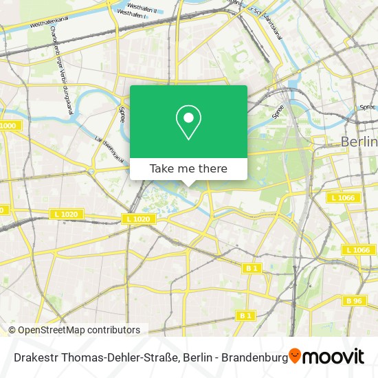 Карта Drakestr Thomas-Dehler-Straße