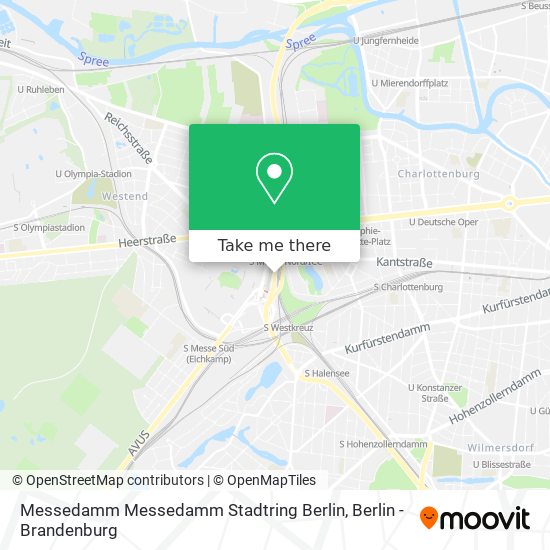 Messedamm Messedamm Stadtring Berlin map