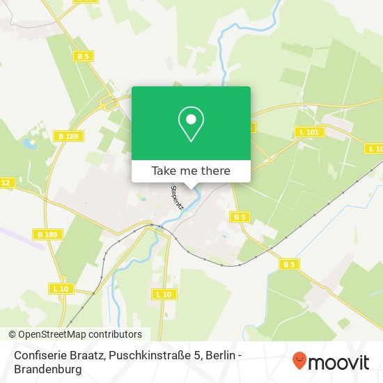 Confiserie Braatz, Puschkinstraße 5 map